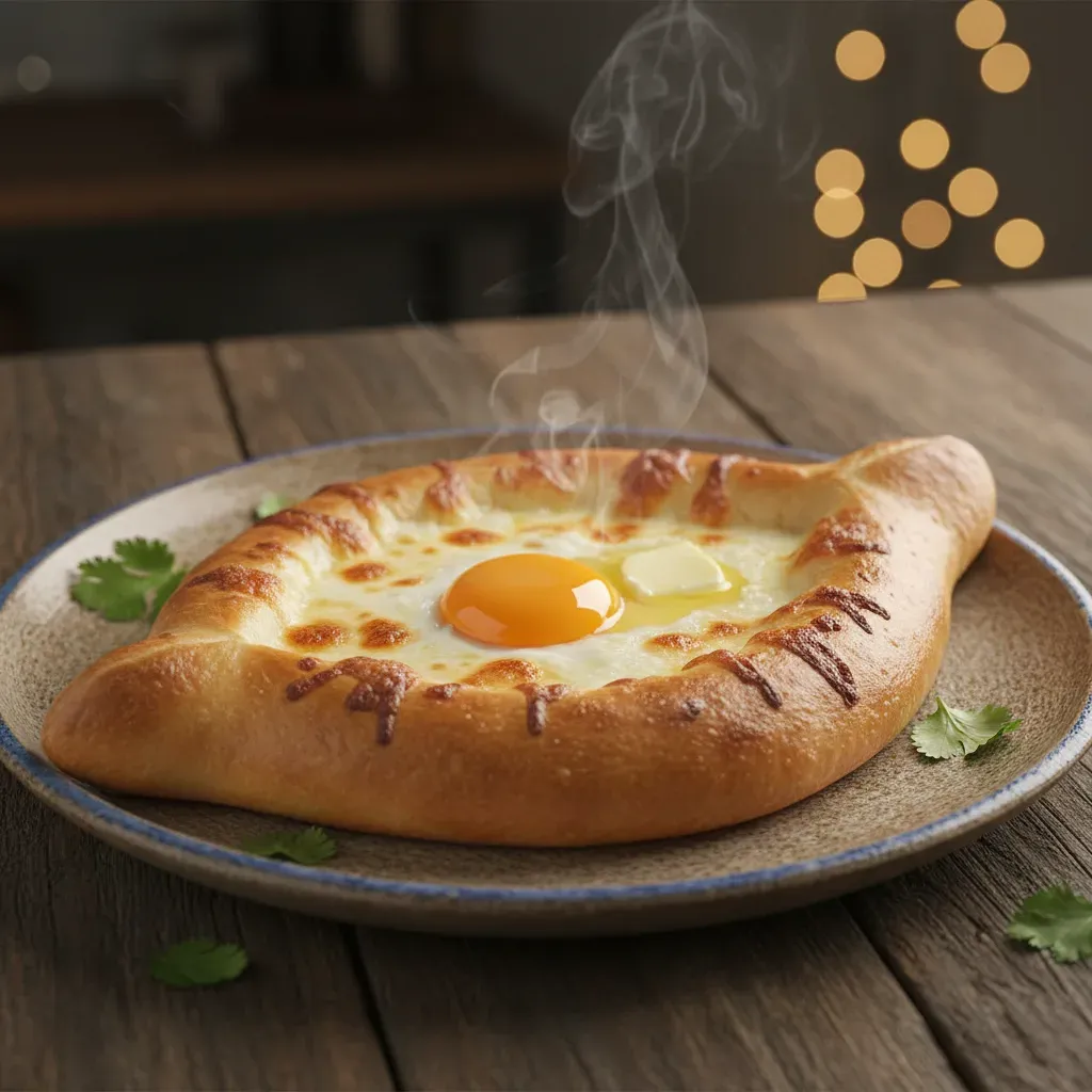 Georgisches Khachapuri: Das Käse-Ei-Boot, das Sie verzaubern wird