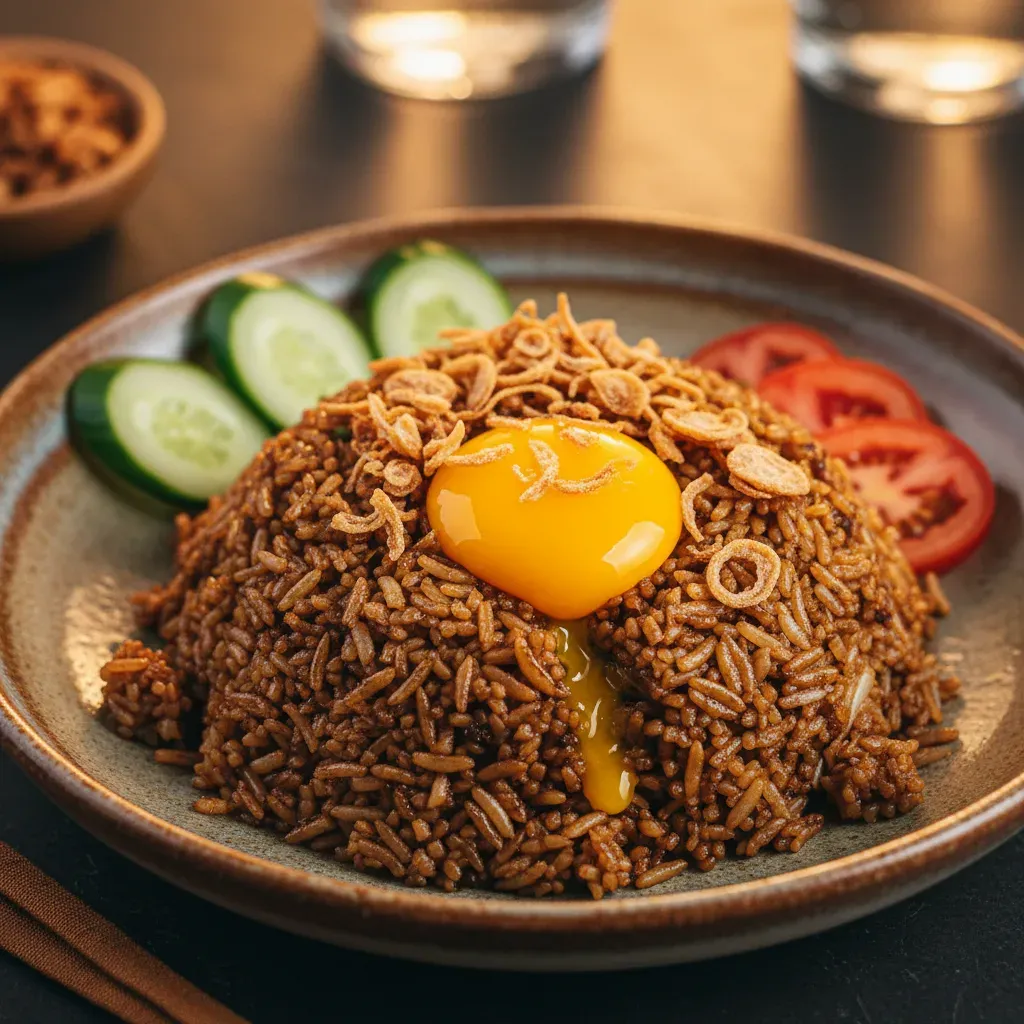 Nasi Goreng Indonesisch: Der Authentische Gebratene Reis aus Java