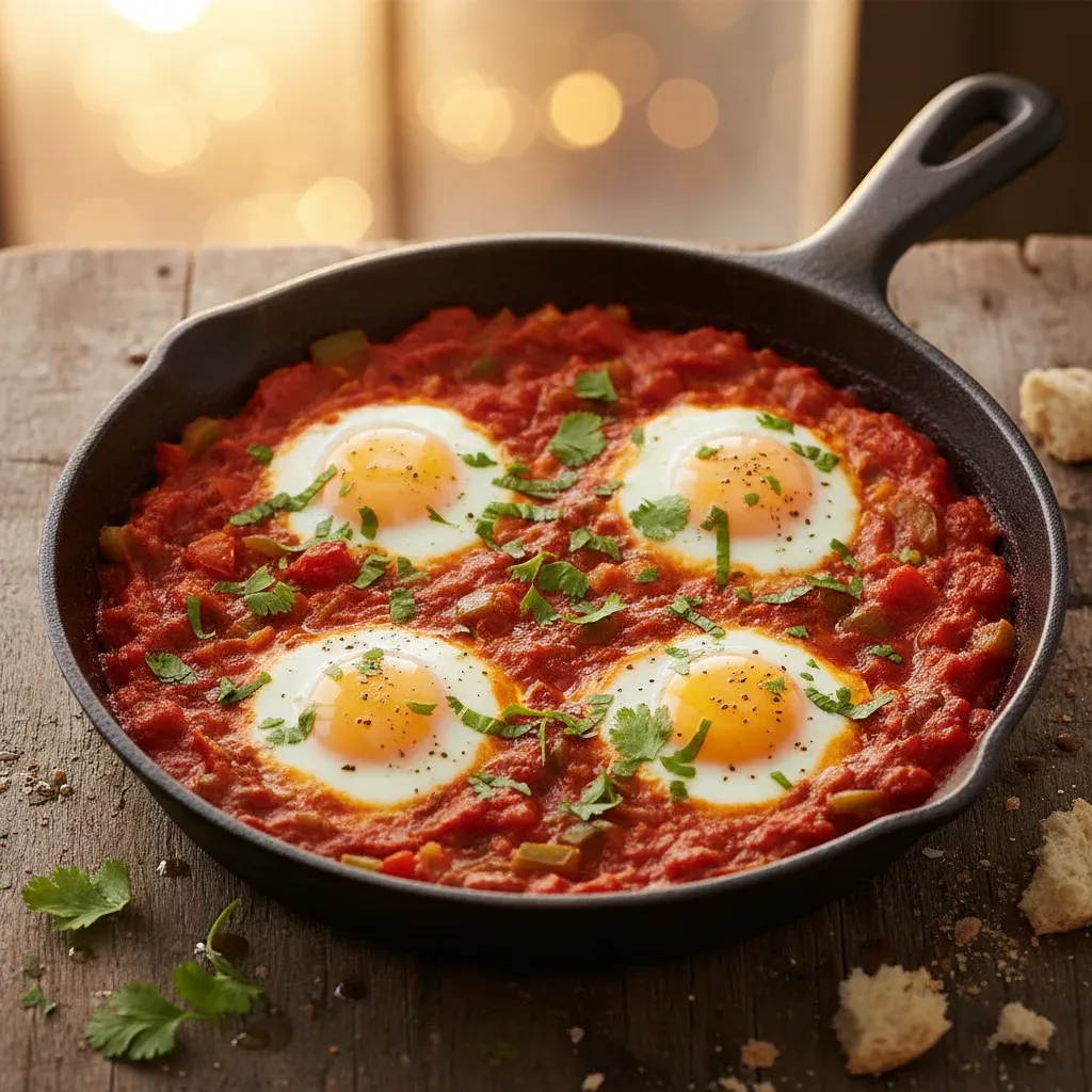 🍳 Tunesische Shakshuka: Mediterraner Geschmack zum Frühstück