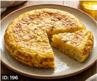 Gesunde Tortilla mit Kartoffeln aus der Mikrowelle